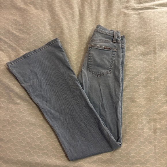 Joe's Jeans High Waist Flare Jeans in Corinne (Light Wash) - Picture 2 of 10